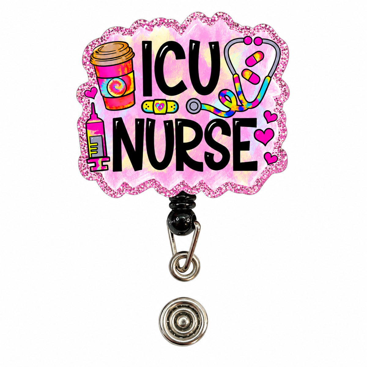 ICU Nurse Badge Reel